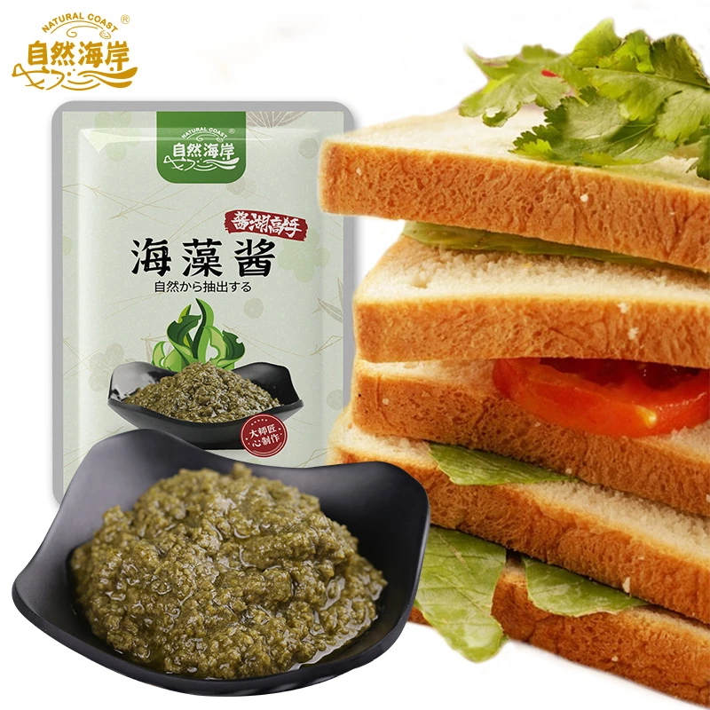 自然海岸海藻酱即食下饭拌面凉拌菜酱鲜味100g方便营养健康食品