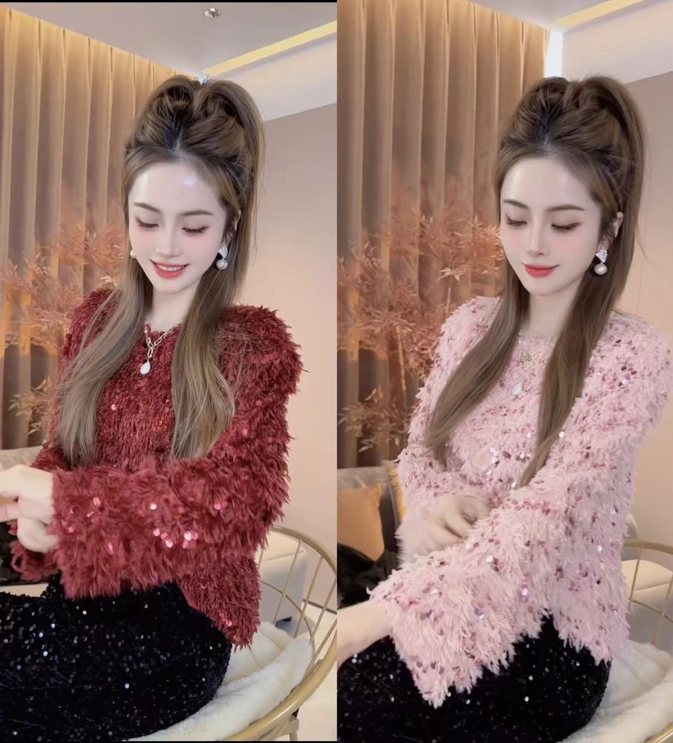 SS.studio/双双“过年私服”新品冬款高定自制洋气小香风时尚上衣