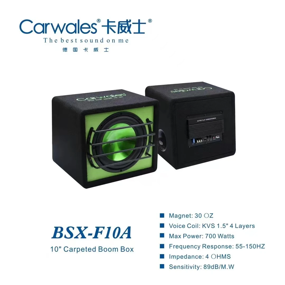 Carwales/卡威士F10A低音箱体炮气流炮重低音通用汽车音响改装