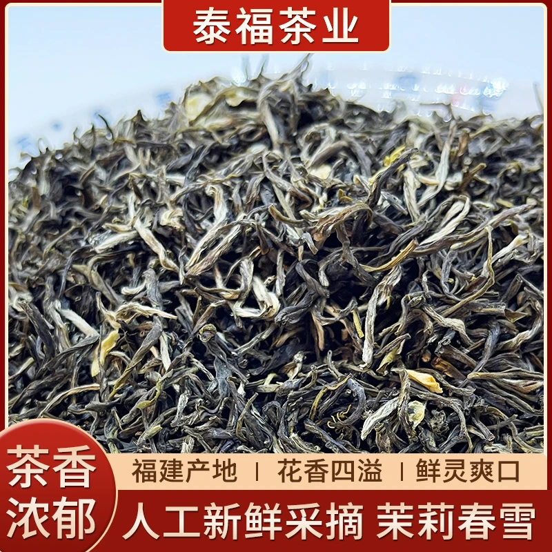 《茉莉春雪》非遗茉莉茶叶茉莉花茶浓香小叶老味新款花香足茶香重