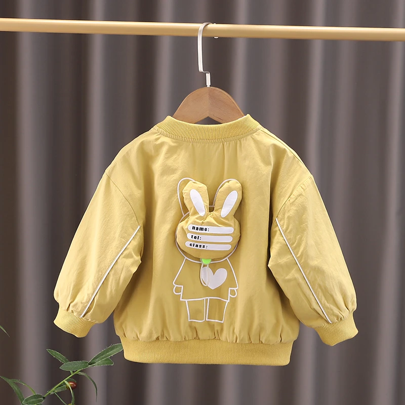 男童春秋外套韩版儿童洋气双层夹克衫潮宝宝上衣婴儿秋装小童衣服