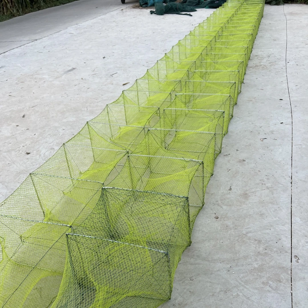加厚6股2.0有结网12米32x42龙虾螃蟹甲鱼黑鱼鲶鱼鲫鱼鲤鱼笼