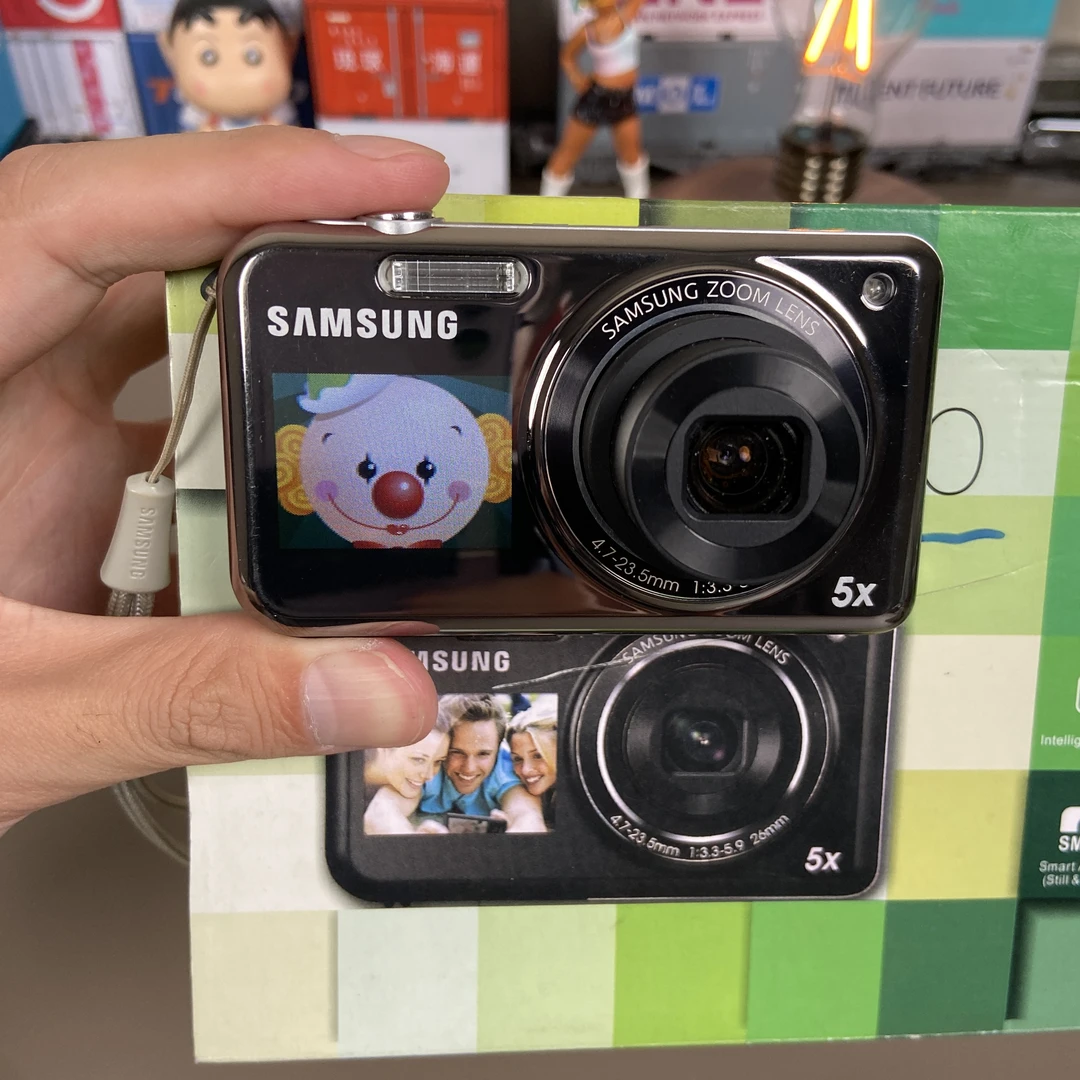 99新 Samsung/三星 【PL120】双面屏自拍 原盒 5倍光变 1600万像素