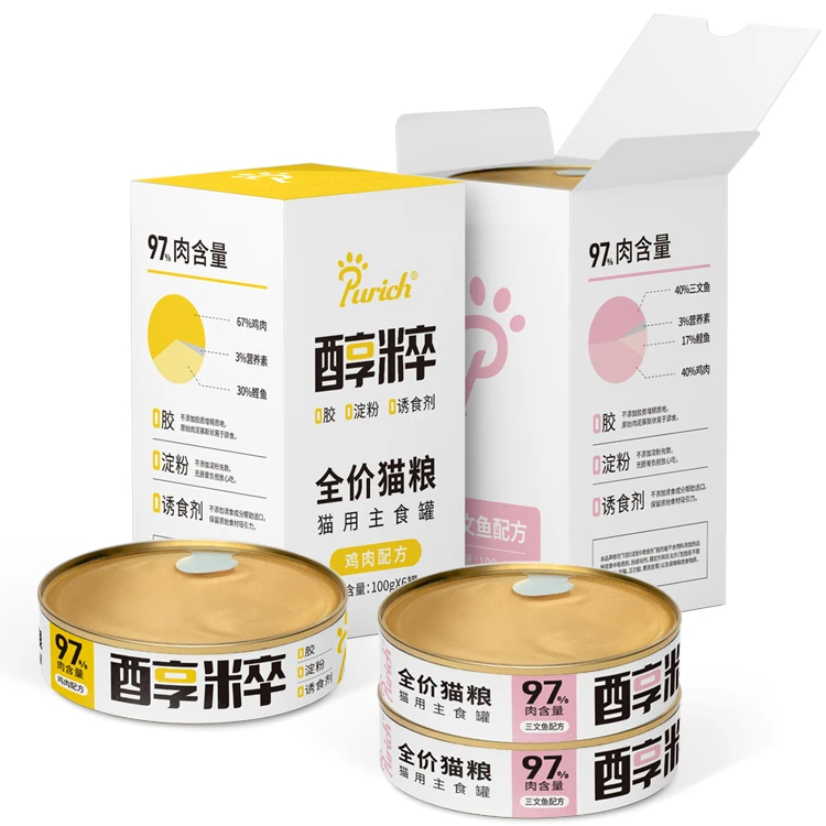 醇粹 三零主义全价猫咪主食罐100g