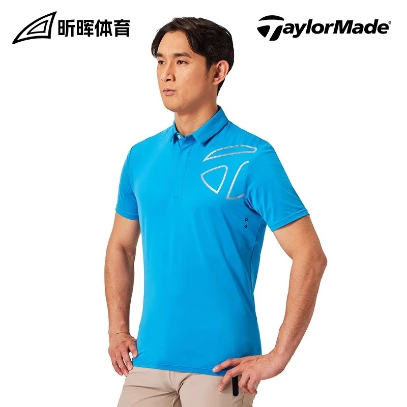 【22】TaylorMade泰勒梅高尔夫男士短袖T恤新款休闲百搭透气POLO衫