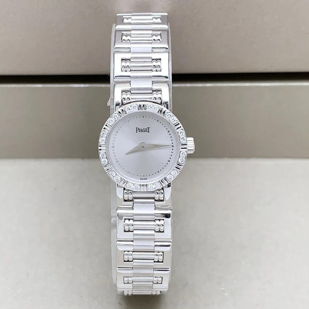 95新 Piaget/伯爵 珠宝腕表系列/19mm/18k金原钻/石英优雅女表