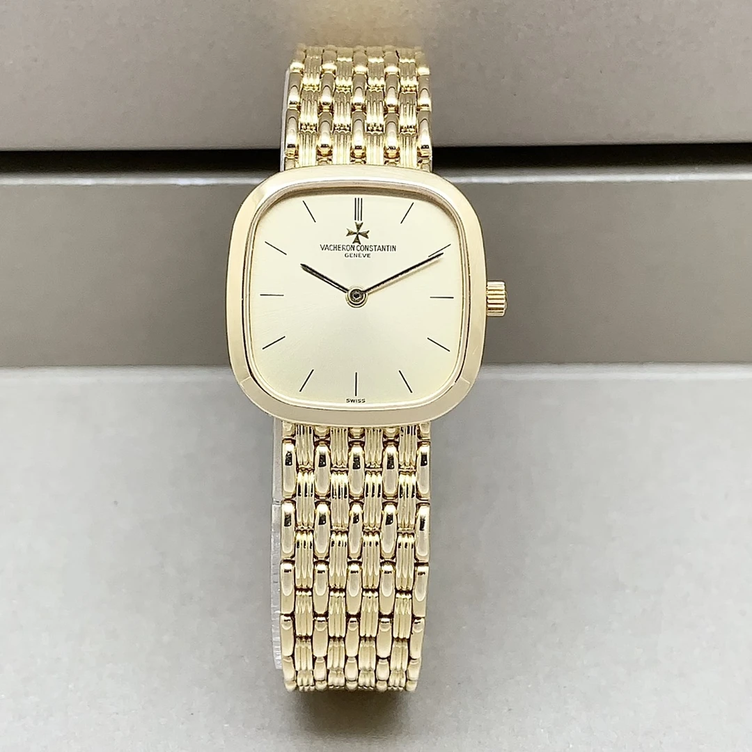 95新 Vacheron Constantin/江诗丹顿 18k金/22.5mm/气质典雅石英
