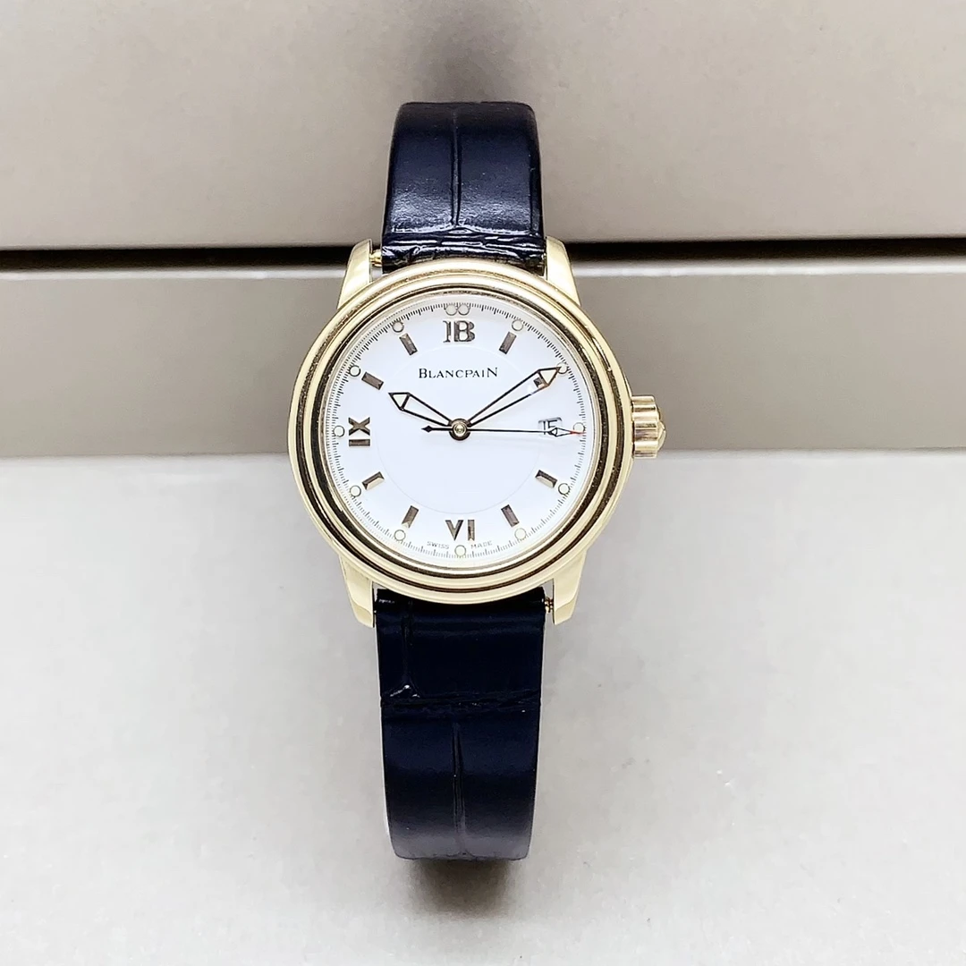 95新 宝珀 领袖系列/29mm/18k金自动机械/经典女士手表