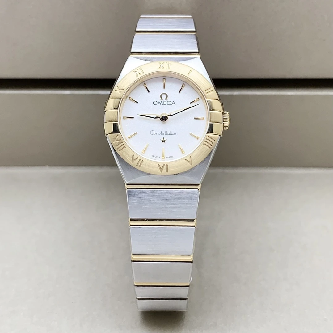 95新 Omega/欧米茄 星座系列/25mm/间金/石英时尚女表/19年全套
