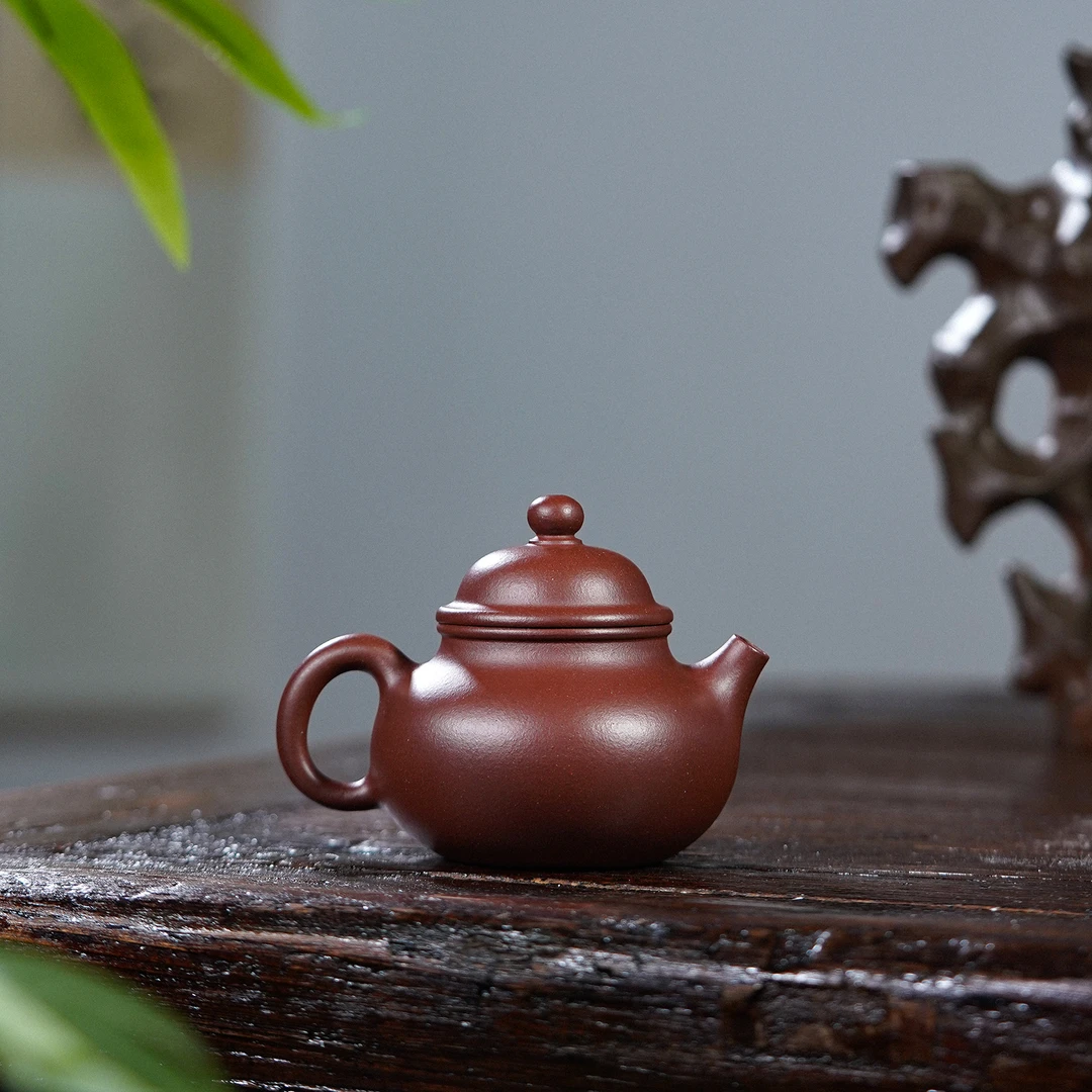 容天壶 170cc 老紫泥 陈腐老泥料 云根料 宜兴紫砂壶紫砂泡茶壶