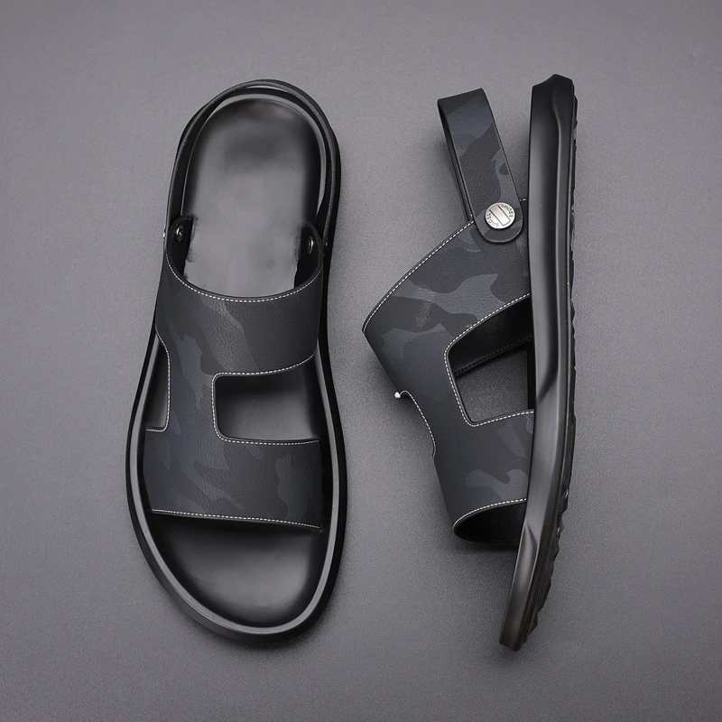 法菲欧休闲防滑注压鞋休闲风透气沙滩鞋沙滩男士时尚潮流韩版百搭