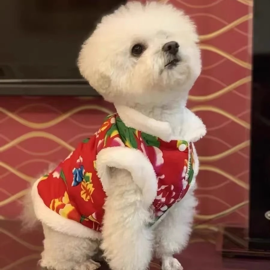 狗狗衣服冬季加绒保暖宠物衣服泰迪博美柯基中小型犬宠物衣服可爱