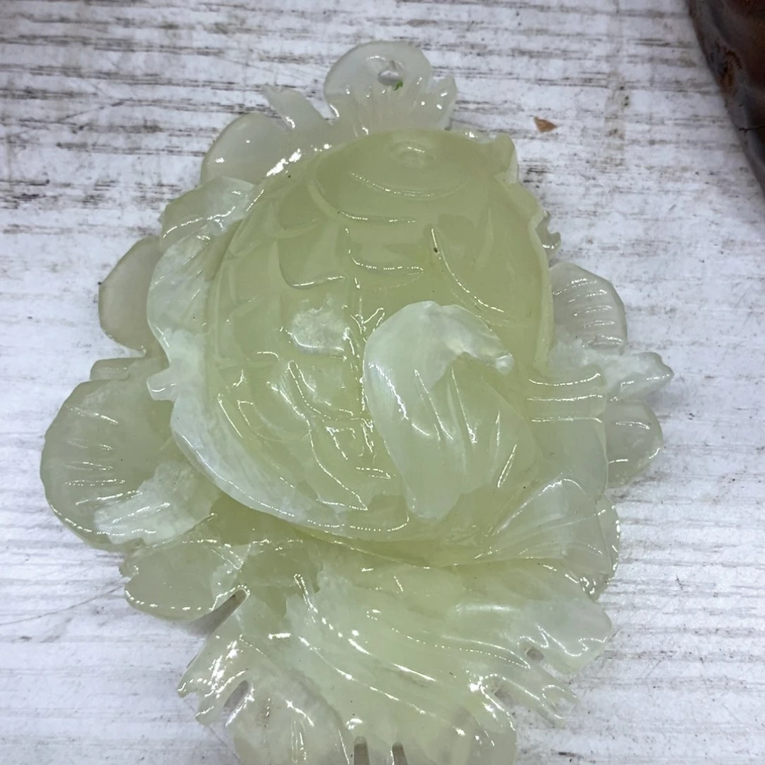 【闪购商品】蛇纹石玉(覆膜)珠宝奇石未镶嵌种*人