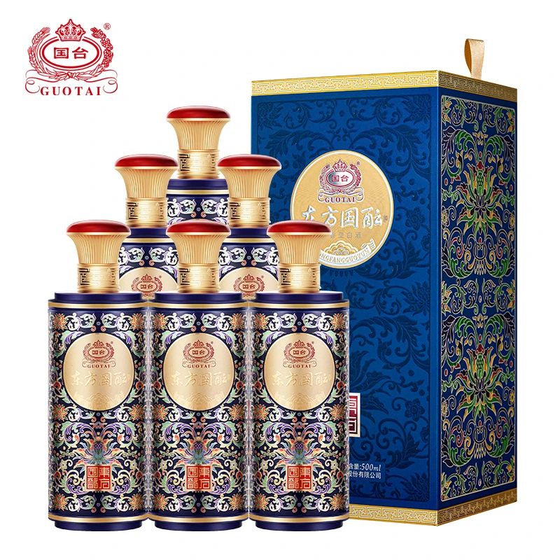 国台东方国酝 整箱 酱香型白酒 53度 500ml 53度【酒水节】