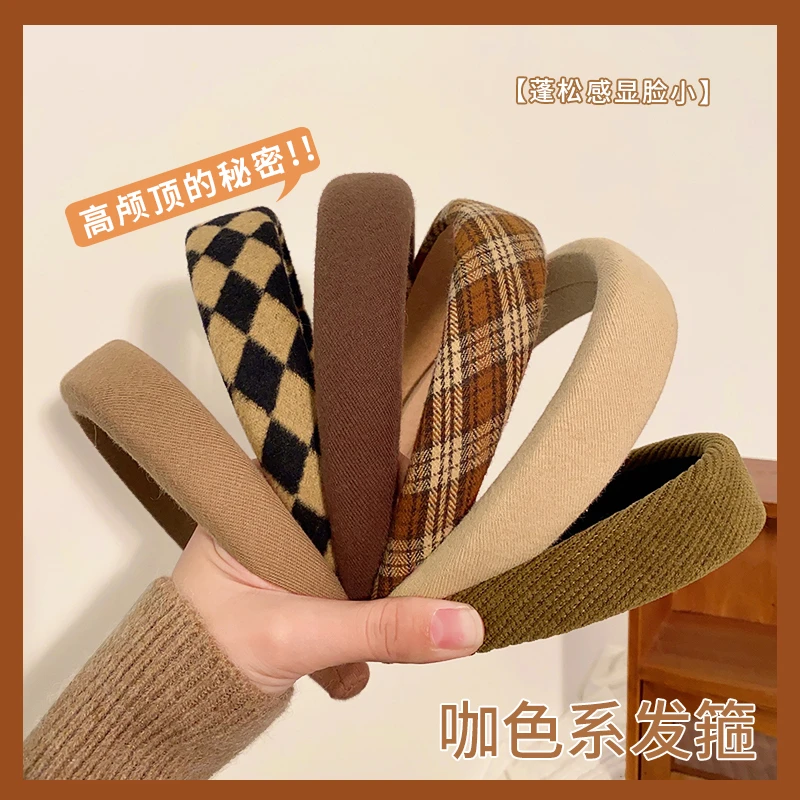 高颅顶秋冬发箍女发卡网红新款洗脸头箍女款发捆头饰