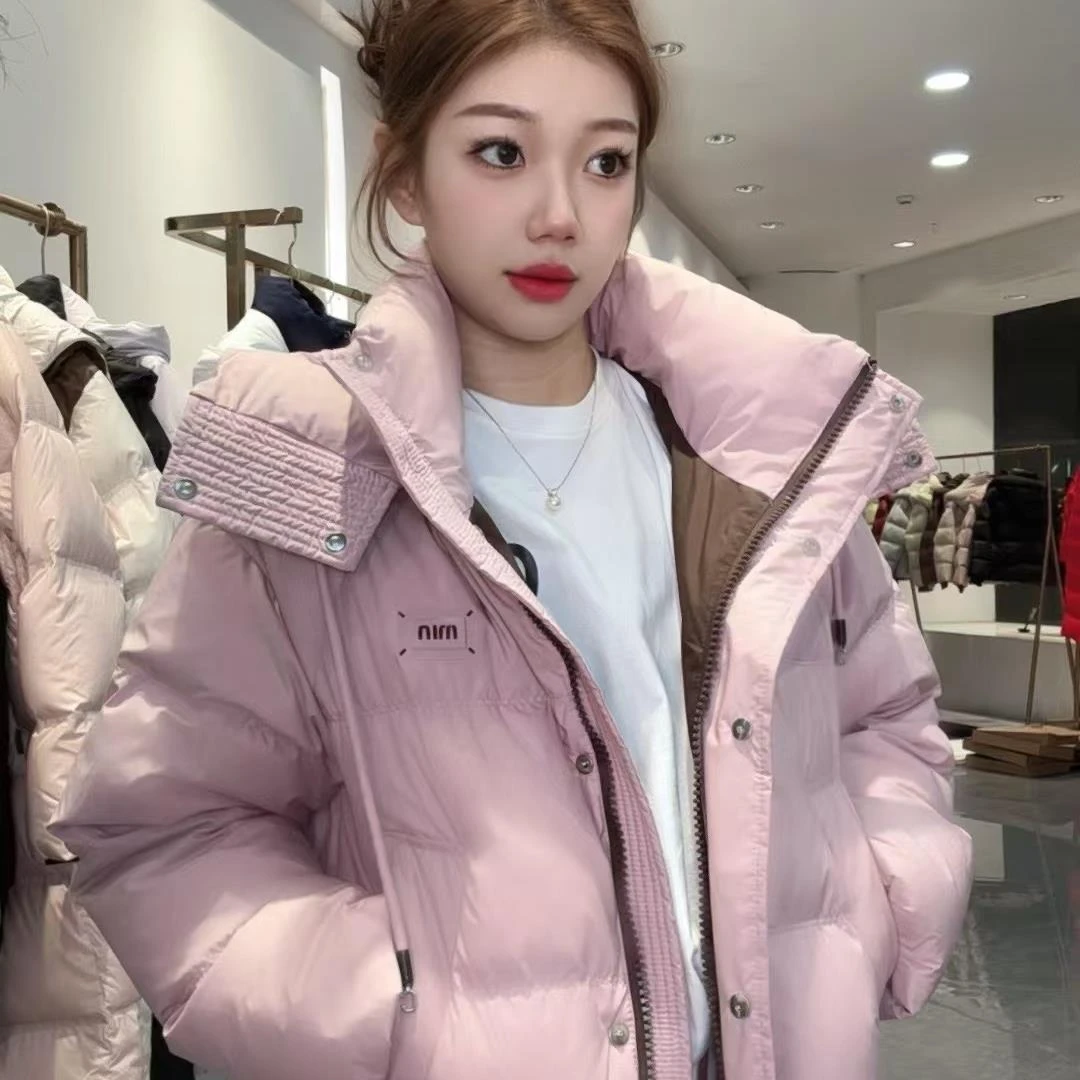 【悦悦】8816连帽女冬季新款短款宽松外套