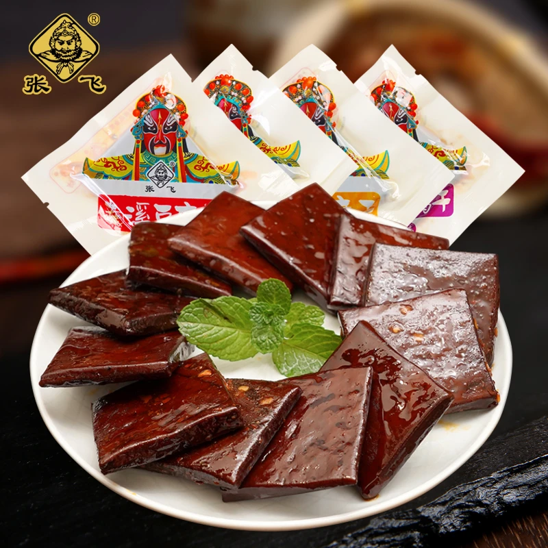 张飞南溪豆腐干四川特产小包装五香麻辣味传统老豆干休闲小吃零食