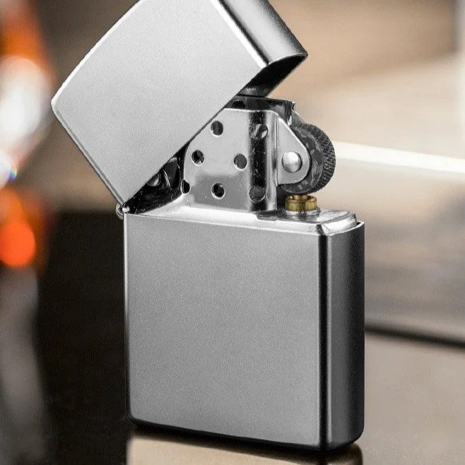 ZIPPO/之宝直播间款式2镀铬磨经典款打火机银色TC9902US防风个性