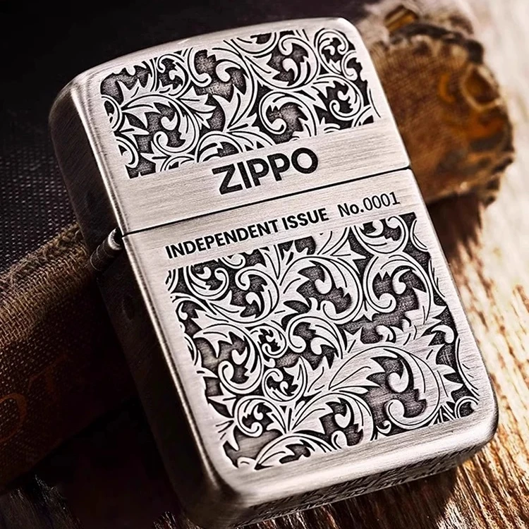 ZIPPO/之宝1941复刻古银唐草双面雕刻正品打火机男士DYJ1
