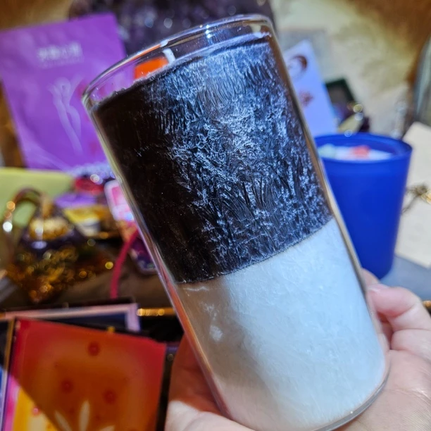 巨无霸大黑白清反蜡烛