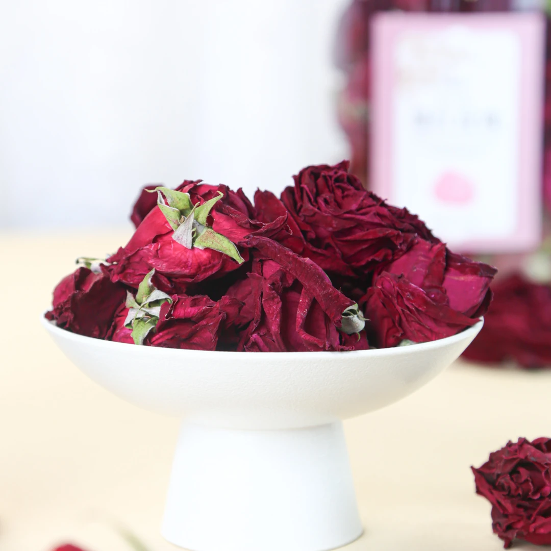 【班花专属】精选冻干墨红玫瑰花可搭配枸杞泡水