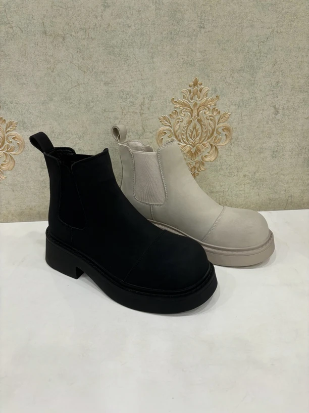 秋冬英伦风真皮马丁靴百搭切尔西靴女靴3331