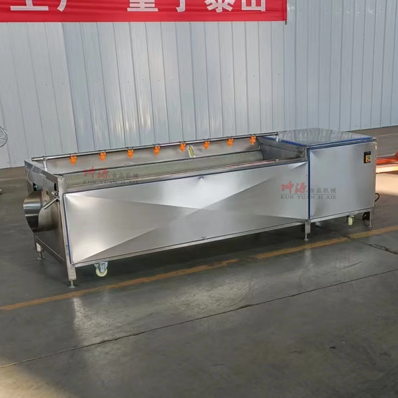 地瓜芋头土豆去皮机商用清洗生姜莲藕全自动猪头不锈钢毛刷去泥机