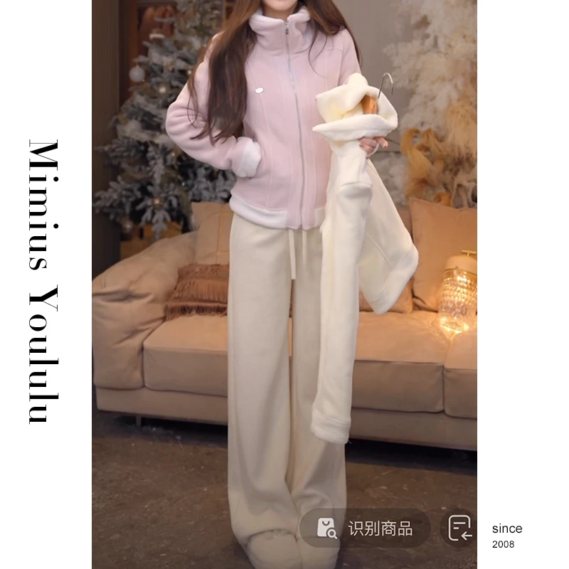 【mimius】悦悦 高领加厚加绒修身收腰卫衣外套 F11133