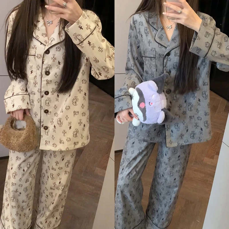 【mimius】&B游鹿鹿 2025春夏家居服套装上衣+长裤  汉服 F12009