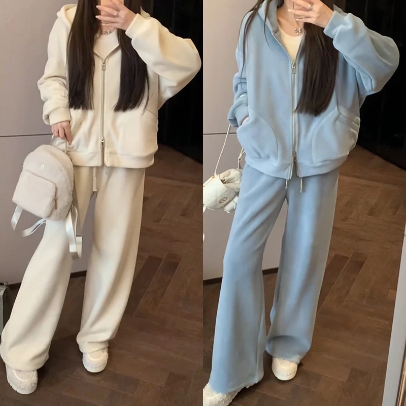 【mimius】&B游鹿鹿 元气早八 软糯休闲慵懒加厚套装 汉服 F12054