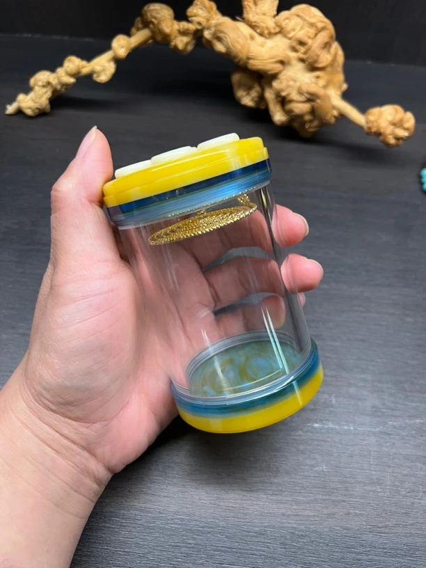 小田新款仿蜜蜡颜色双拼60蝈蝈罐配色高级