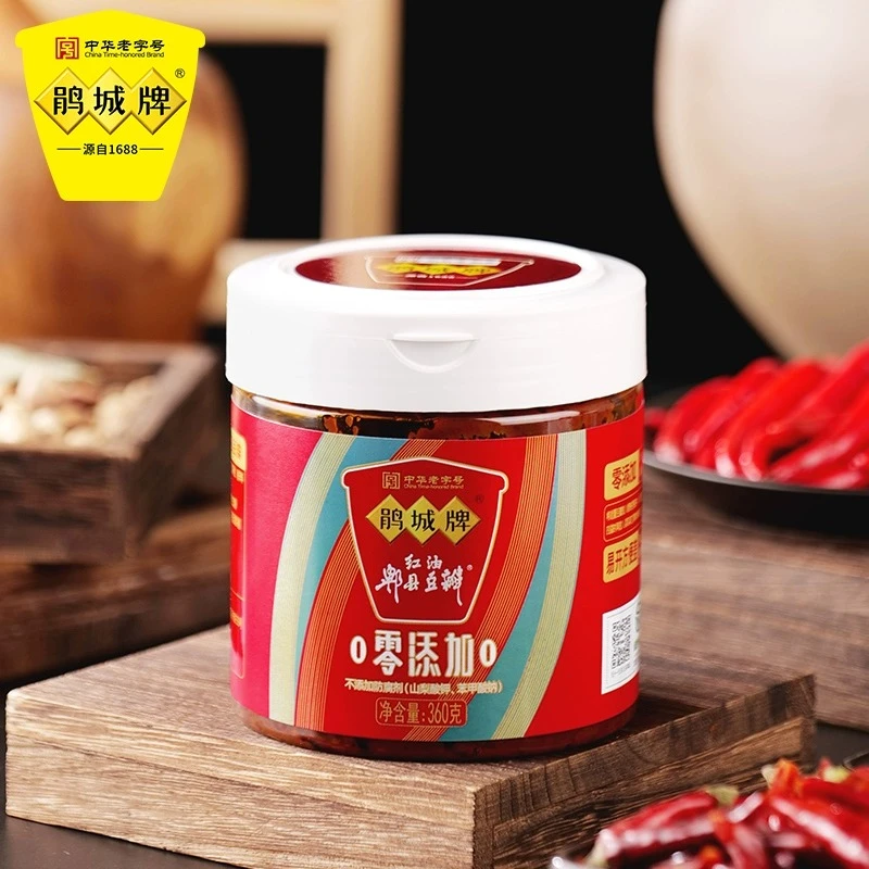 【尝鲜款】零添加鹃城牌郫县豆瓣酱红油一级特级豆瓣正宗老字号川味