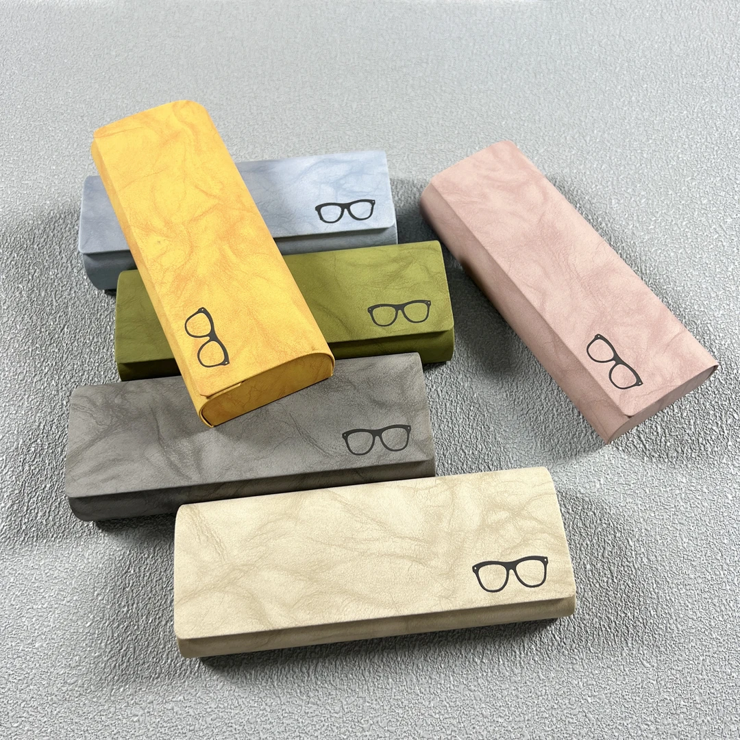 源头工厂羊巴简约风格便携抗压眼镜盒太阳墨镜收纳盒定制logo