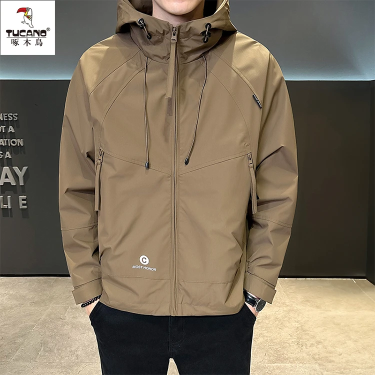 TUCANO/啄木鳥男士秋季新款连帽夹克休闲百搭上衣外套休闲男潮流