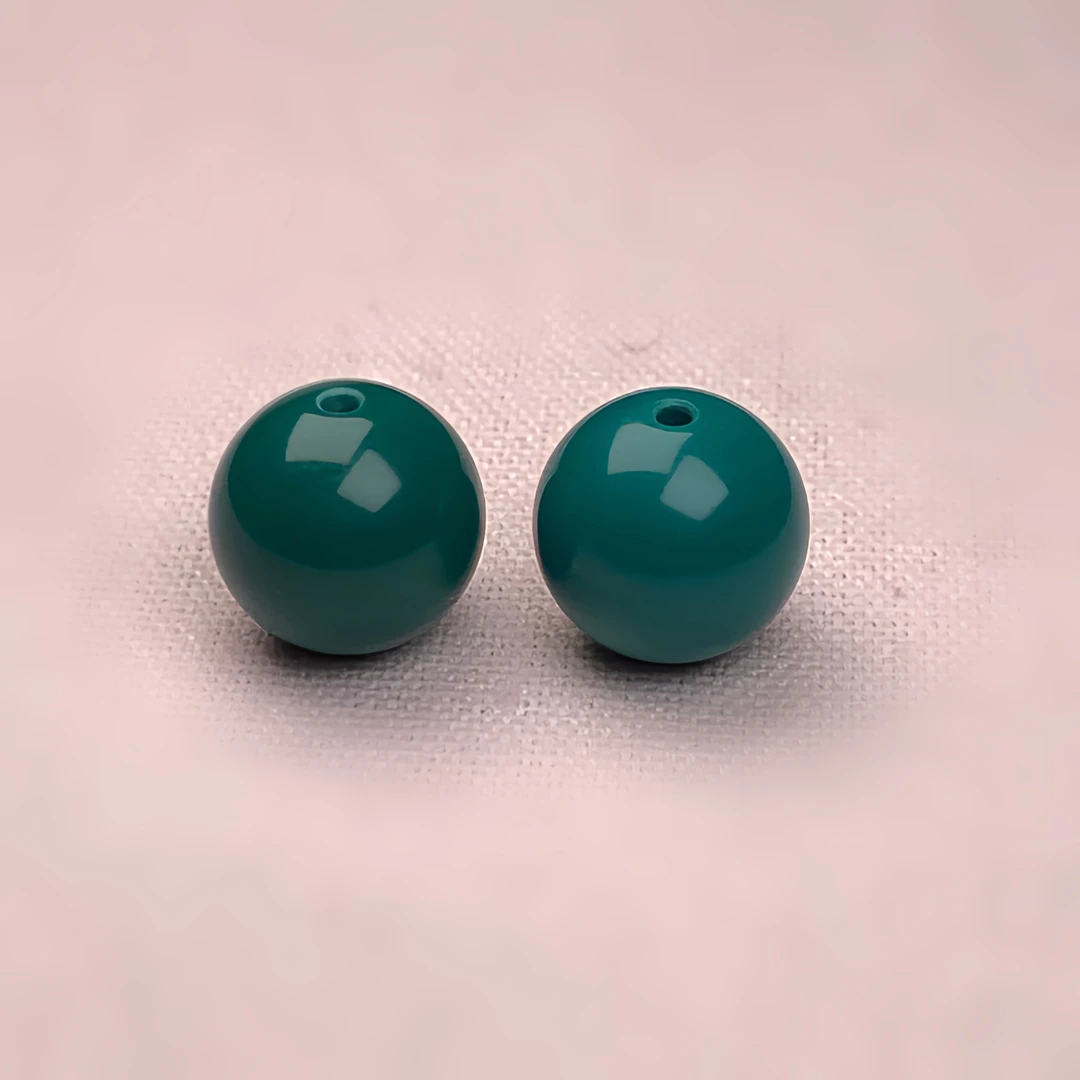 科技松 圆珠 蓝绿色/绿色