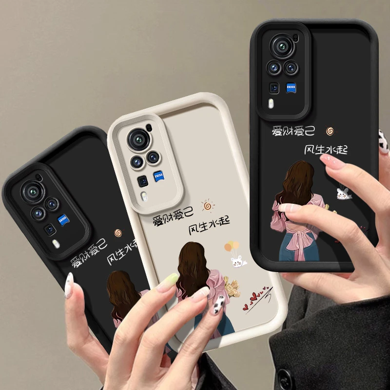 天眼阶梯爱财爱己适用vivox60pro手机壳加厚防摔x60pro全包手机套