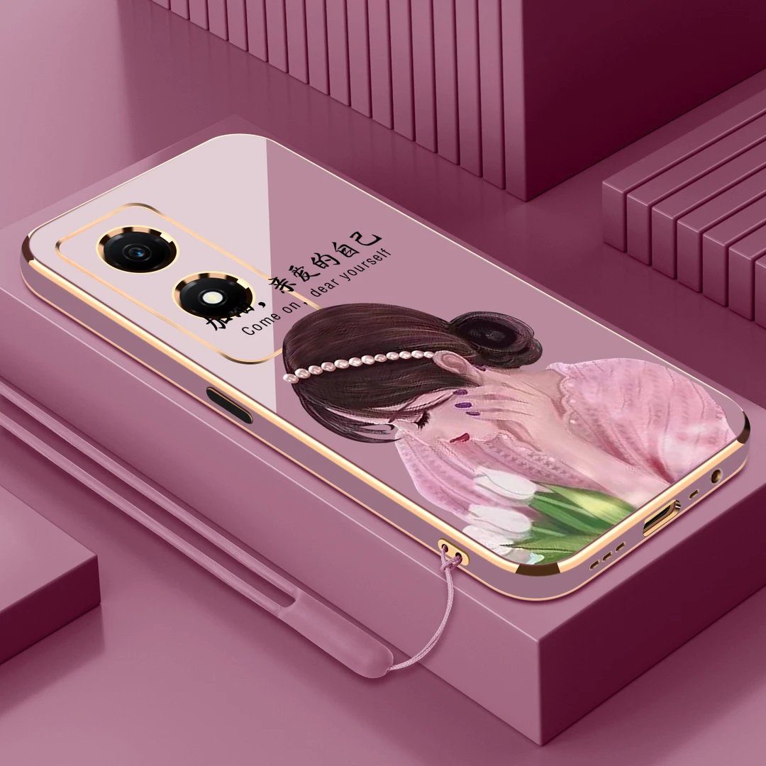电镀亲爱的自己适用oppoa2x手机壳硅胶防摔软壳保护套【送挂绳】