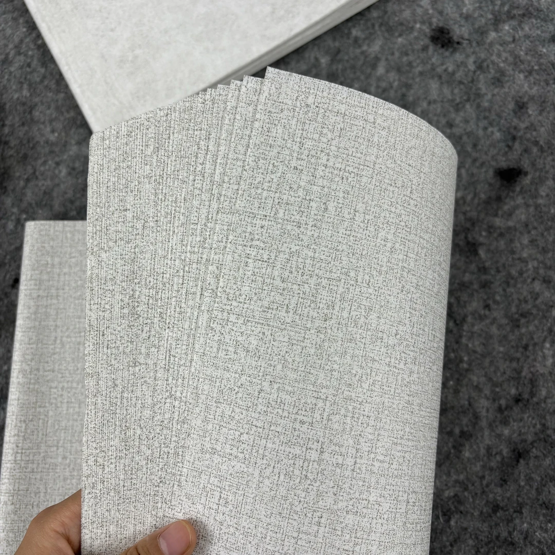 七分熟纹理宣纸半生熟浅灰麻布纹小楷瘦金体作品纸创作纸