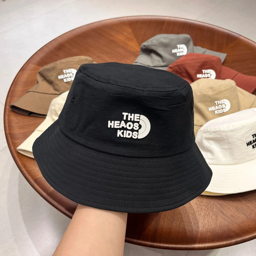 帽子女款新款字母刺绣渔夫帽春夏季遮阳透气水桶帽百搭简约盆帽潮