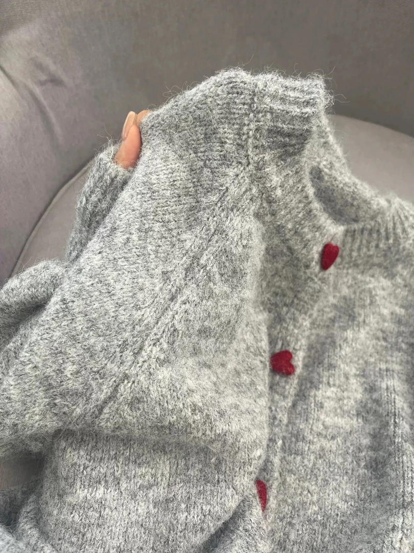 【直播】美式复古时尚开衫毛衣