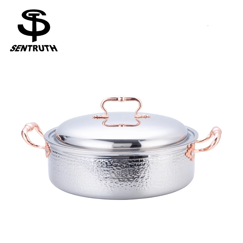 【甄老板专属】SENTRUTH香港神厨32cm枫叶锤印鸳鸯火锅