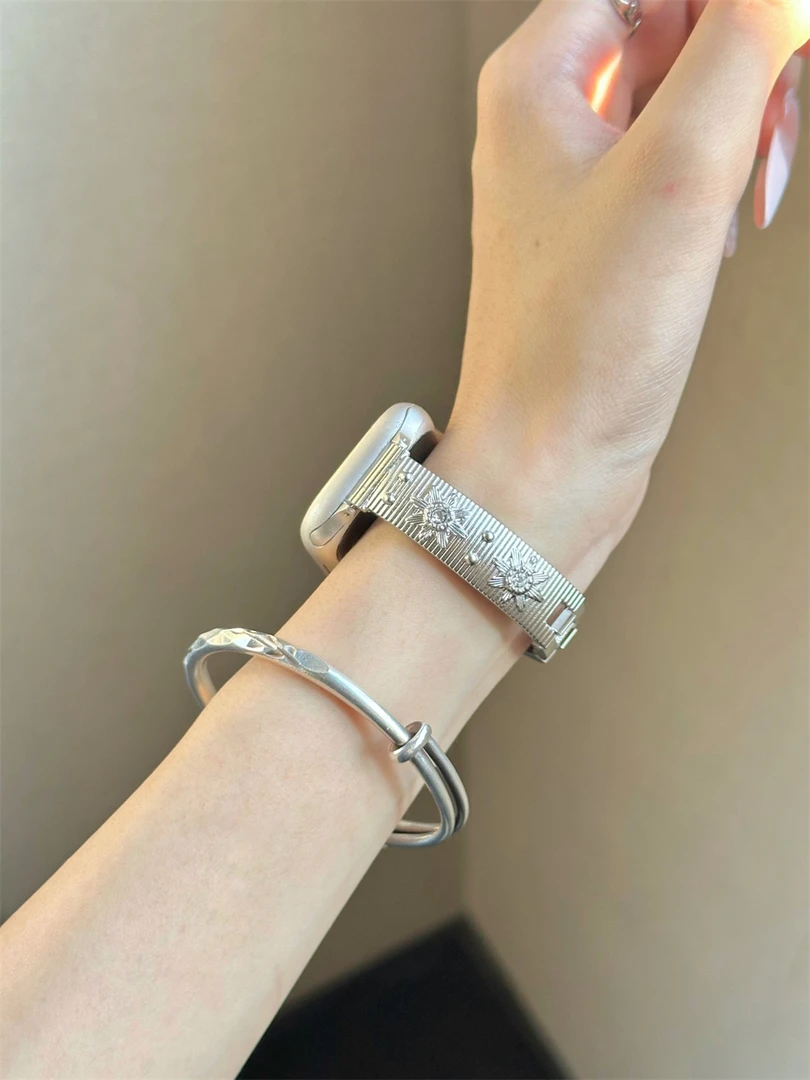 时瑞 星芒布契la提手镯表带适用iwatch10苹果手表AppleWatchSE876