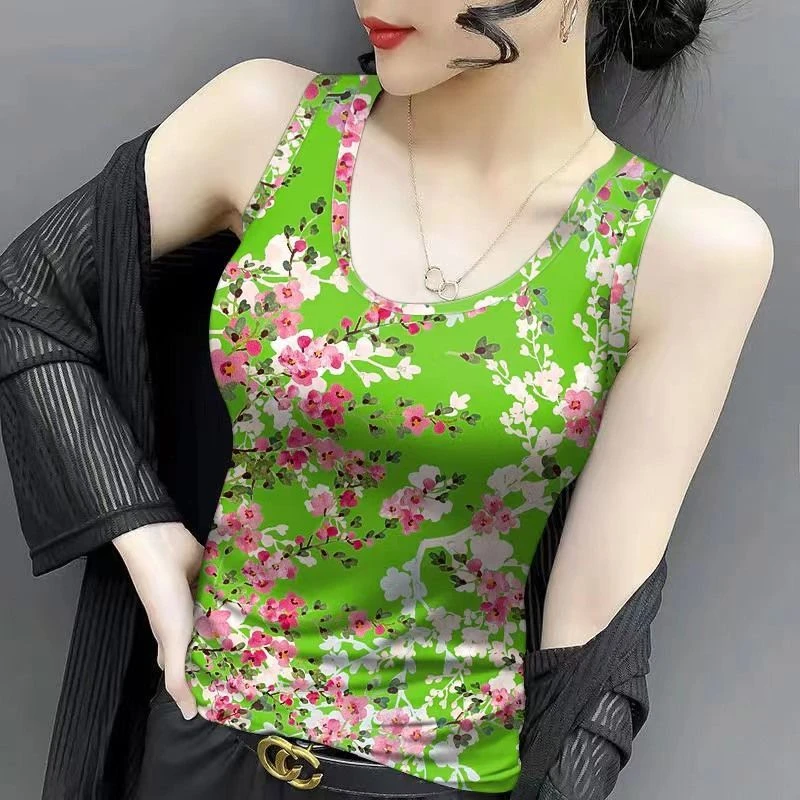 时尚洋气内搭女背心新款显瘦高档吊带冰丝外穿韩版纯欲风薄款宽松