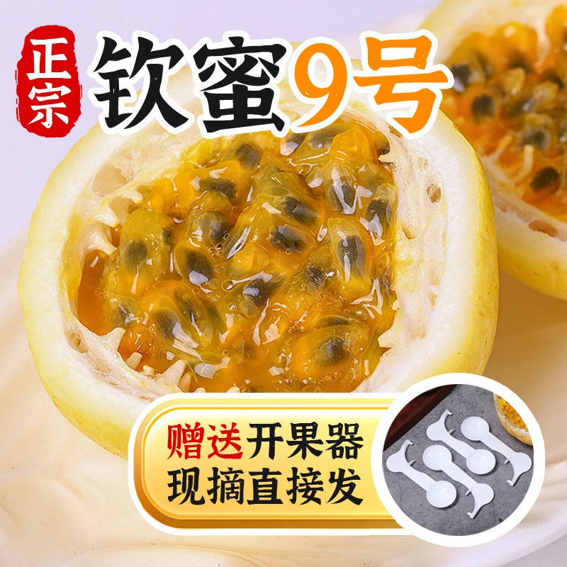 小孩特爱吃【正宗】钦蜜9号百香果香甜可口汁水充盈现摘「观赛搭子」