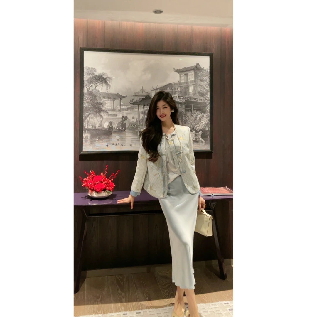 【N·COU】24春新款【梦里水香】新中式外套国风-DY21359