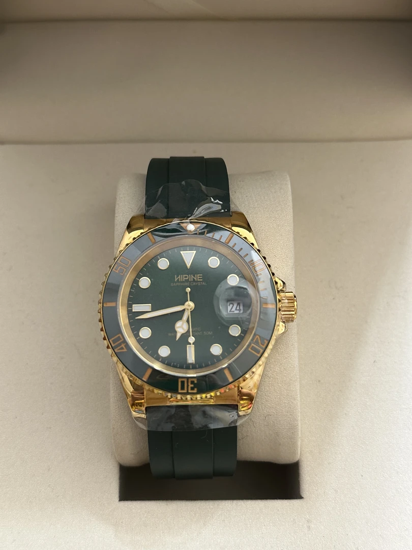 老街金福浪999足金潮流腕表时尚机械经典足金腕表男士手表男款