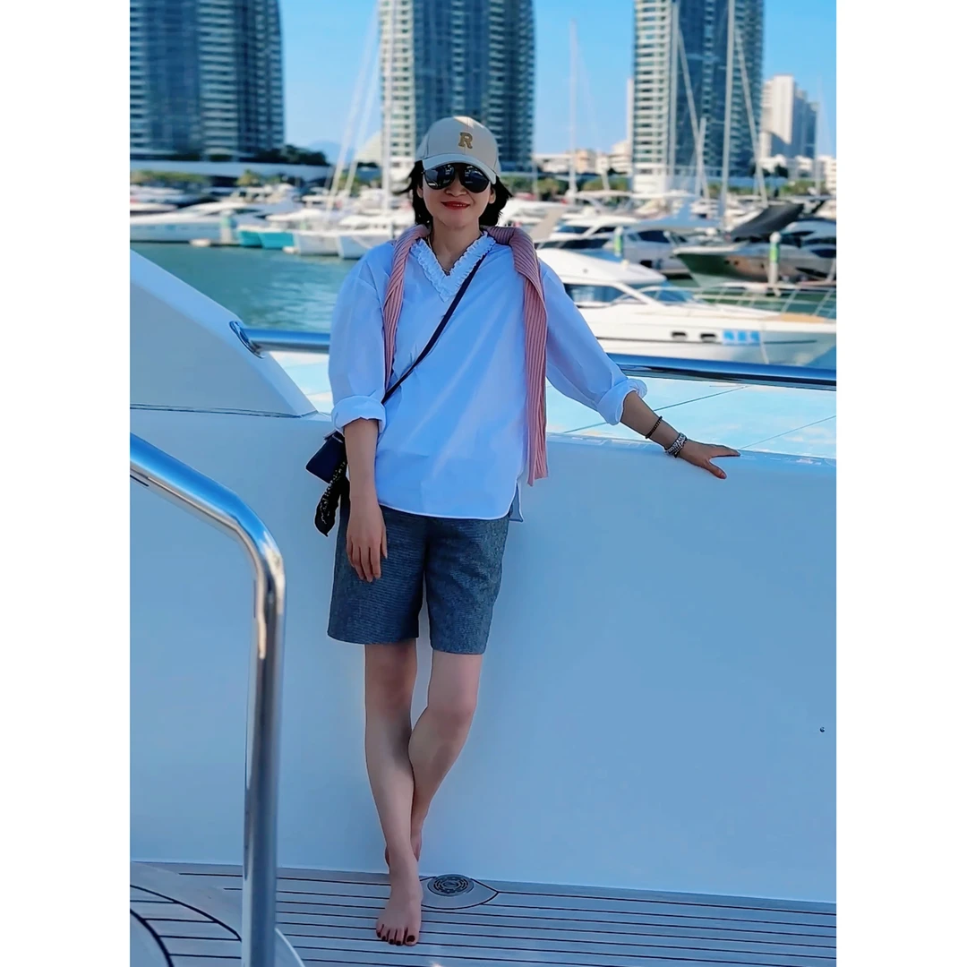 我是摩羯 麦肯锡短裤 南毛扬子纱澳大利亚美丽诺羊毛裁剪5分裤子