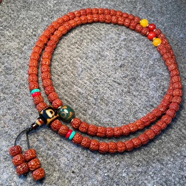 9mm±（机刷盘龙｜金刚菩提｜108颗）