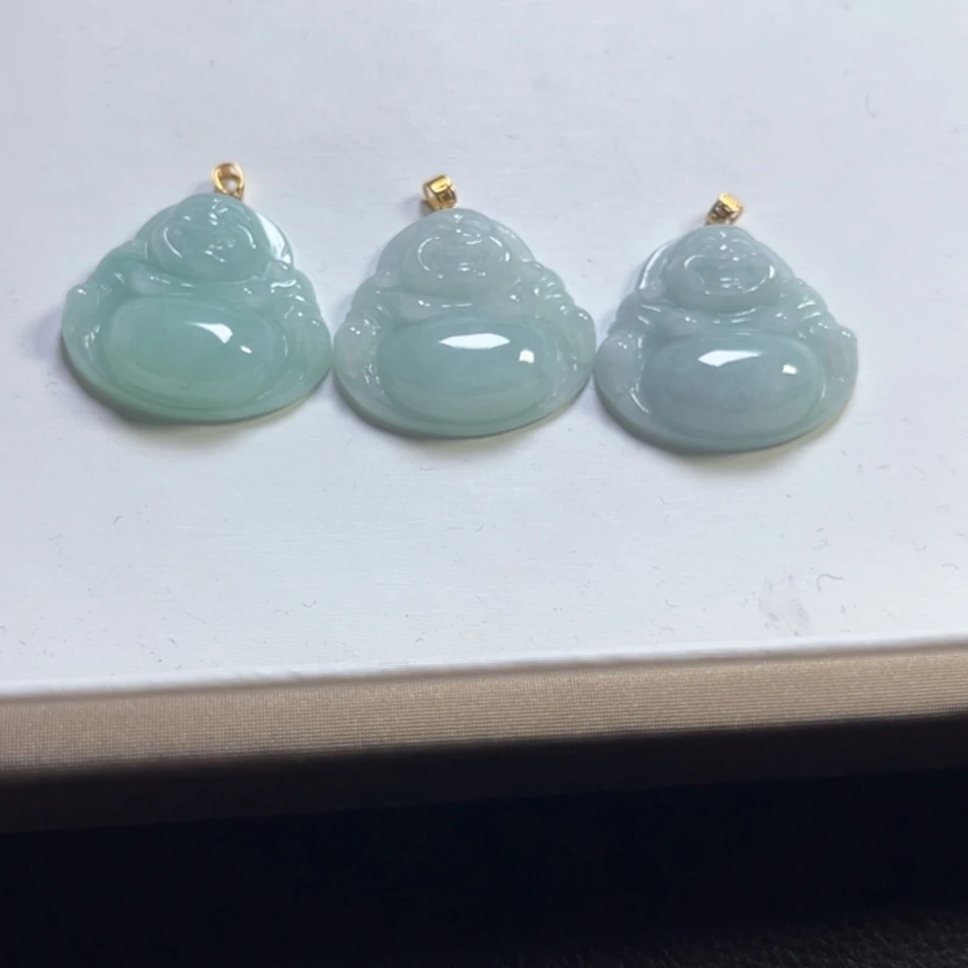 【闪购商品】翡翠颈饰18K金镶嵌多样性发其中一个