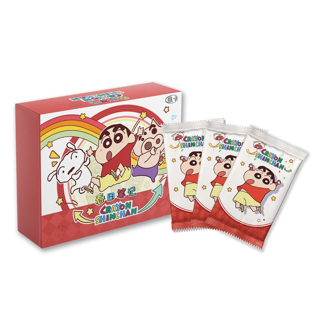 【拆盒】春日笔记蜡笔小新国产二创收藏卡牌盲盒（默认代拆）
